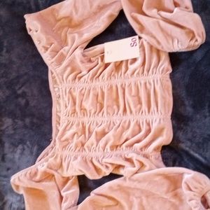 Adorable Velvet Blouse